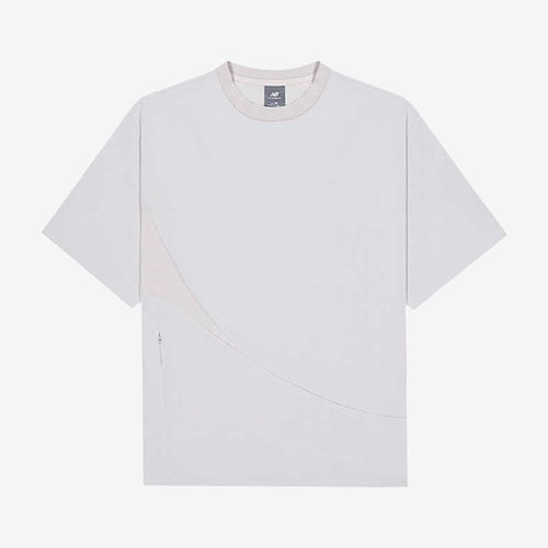 New Balance新百伦正品男凉感圆领梭织套头短袖T恤MT61I2UH-GYM