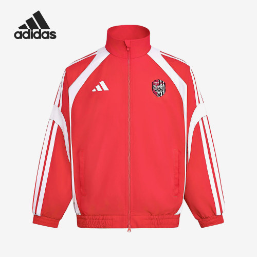 Adidas/阿迪达斯正品男女同款宽松立领拉链休闲外套LG1977