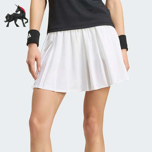 Adidas/阿迪达斯正品TENNIS SKIRT女士经典运动休闲百褶裙KY8897