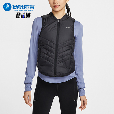 Nike/耐克正品秋冬女士拉链修身运动经典亲肤棉马甲IF1244-010