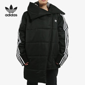 运动棉服 三叶草女子不对称设计冬季 EC1916 阿迪达斯正品 Adidas