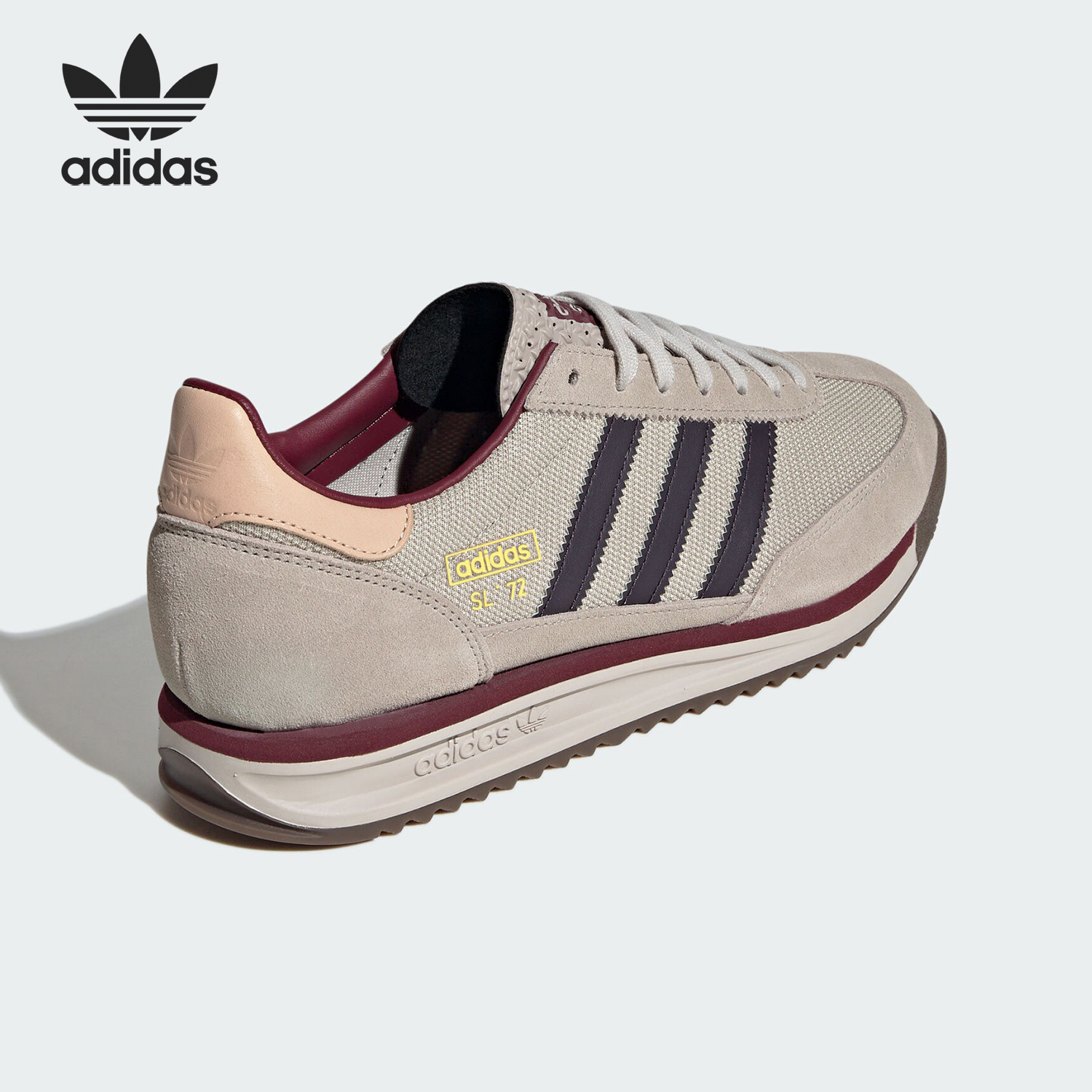Adidas/阿迪达斯官方正品三叶草男女款系带低帮经典休闲鞋JI2485