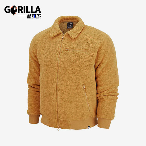 Nike/耐克正品SHERPA新款男卡其色训练经典夹克外套DM0873-712