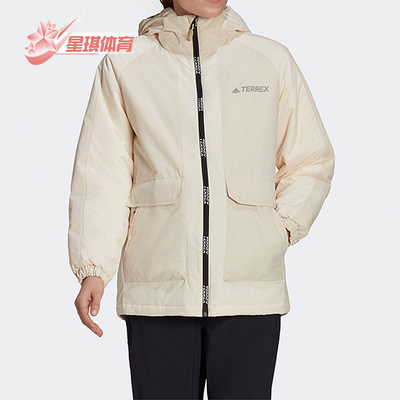 Adidas/阿迪达斯正品2025冬季女士连帽宽松保暖户外羽绒服GR9963,运动服/休闲服装,运动棉衣,淘宝优惠券,粉丝福利购,淘宝优惠卷