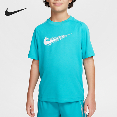Nike/耐克正品DRI-FIT大童时尚简约运动短袖T恤HF8100-345