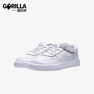 Nike/耐克正品FORCE 1 LOW小童运动轻便魔术贴休闲板鞋II0760-100