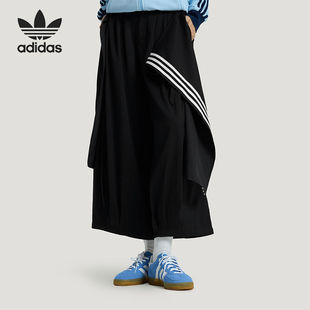 三叶草女士休闲运动耐穿印花日常长裤 KS5334 阿迪达斯正品 Adidas