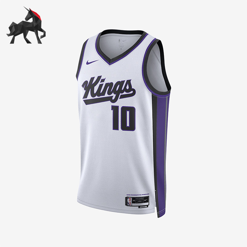 Nike/耐克正品运动男士V领网下摆开衩球衣T恤DX8473-101