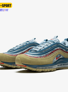 Nike/耐克正品Air Max 97 GS女子大童经典牛仔跑步鞋BV6374-200