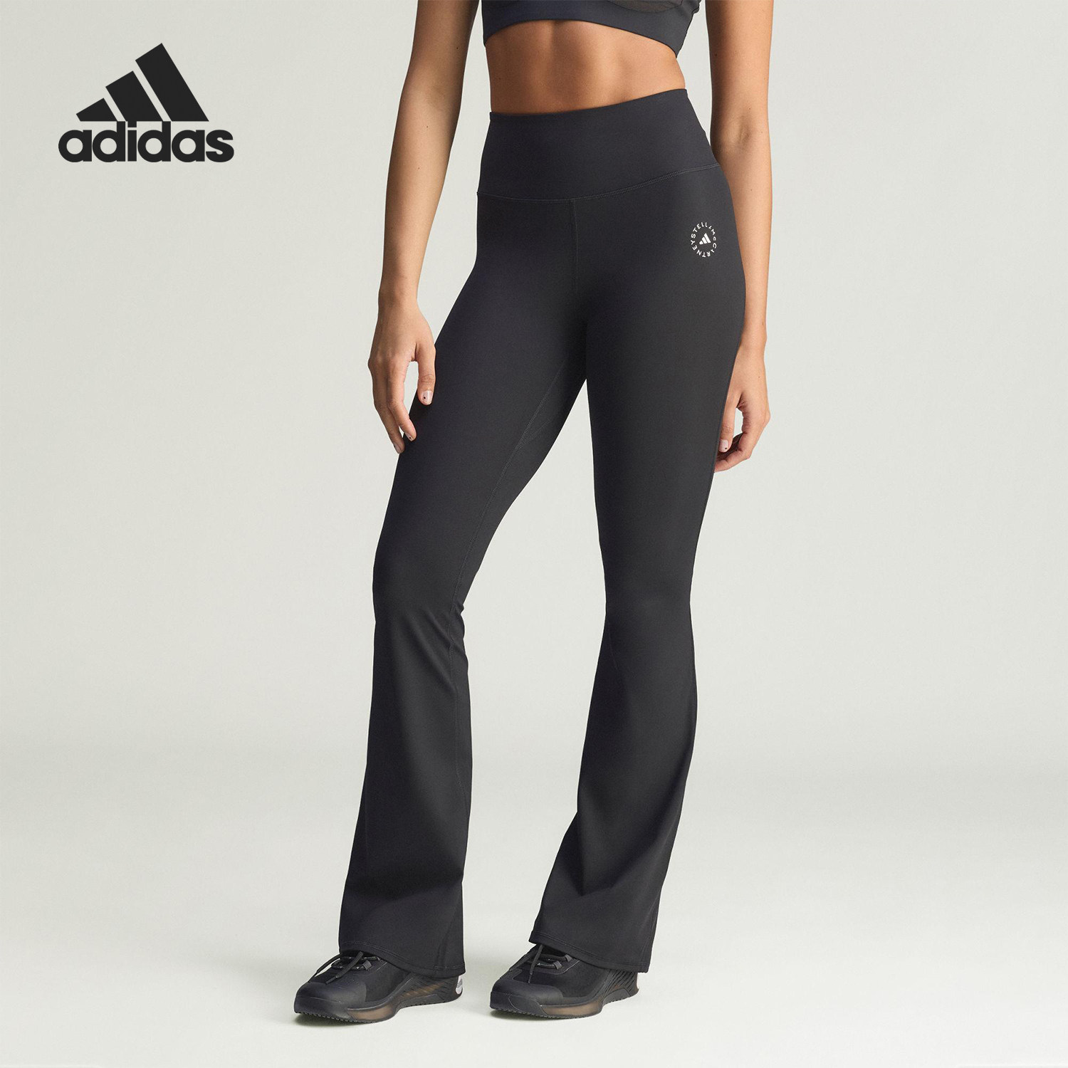 Adidas/阿迪达斯官方正品2025冬季款女士高腰运动紧身长裤KF9109