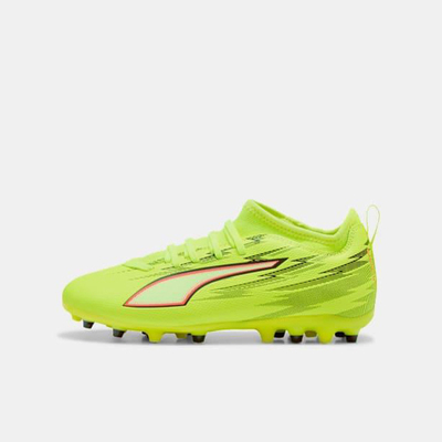 Puma/彪马正品2025冬季款儿童低帮经典系带耐磨足球鞋108973-01