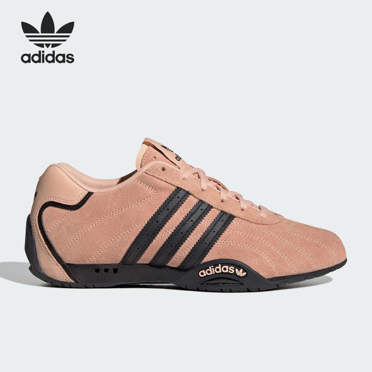 Adidas/阿迪达斯正品三叶草女士赛车经典透气系带运动鞋JS0299