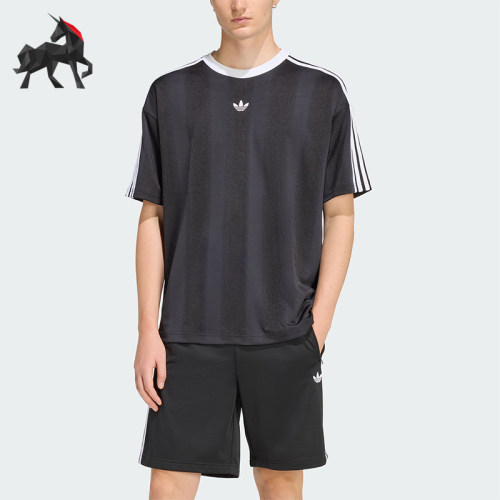 Adidas/阿迪达斯正品三叶草男士透气圆领经典复古短袖T恤KD5830