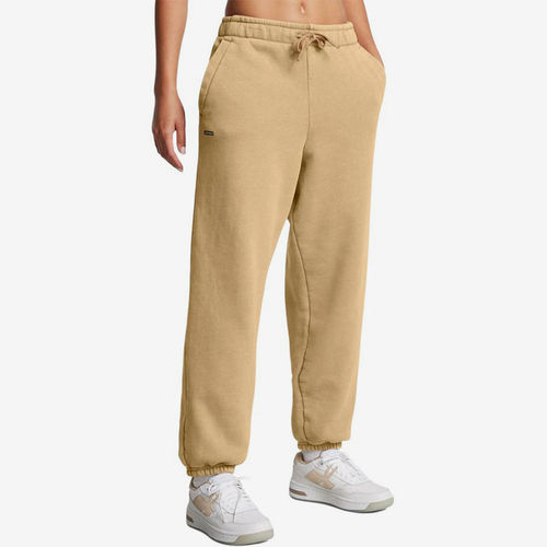UA/安德玛正品Icon HWT Flc OS Pant女士束脚抓绒长裤1386488-263