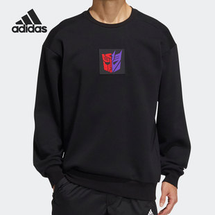 Adidas/阿迪达斯正品当季男女变形金刚联名圆领卫衣 HM7449