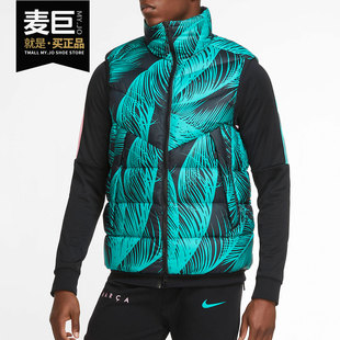 巴萨 Nike 新款 WINDRUNNER 耐克正品 男子休闲保暖羽绒马甲CW2601