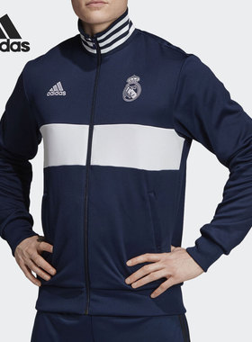 Adidas/阿迪达斯正品男士运动Logo复古运动立领外套DX8709