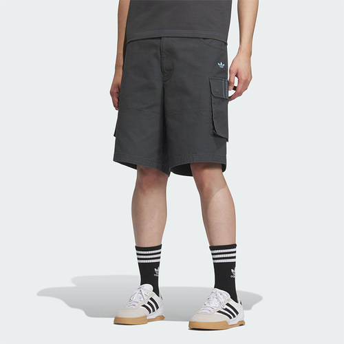 Adidas/阿迪达斯正品三叶草男士运动梭织经典工装宽松短裤KC1435