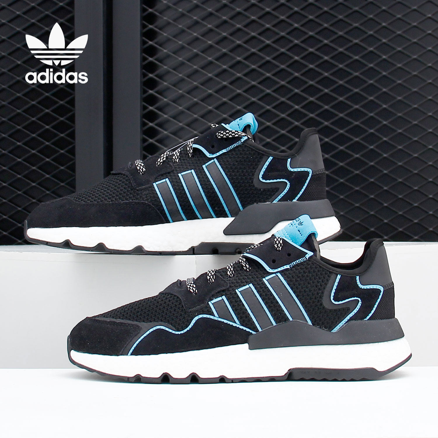 Adidas/阿迪达斯正品三叶草 NITE JOGGER 男女经典休闲鞋 FV3591