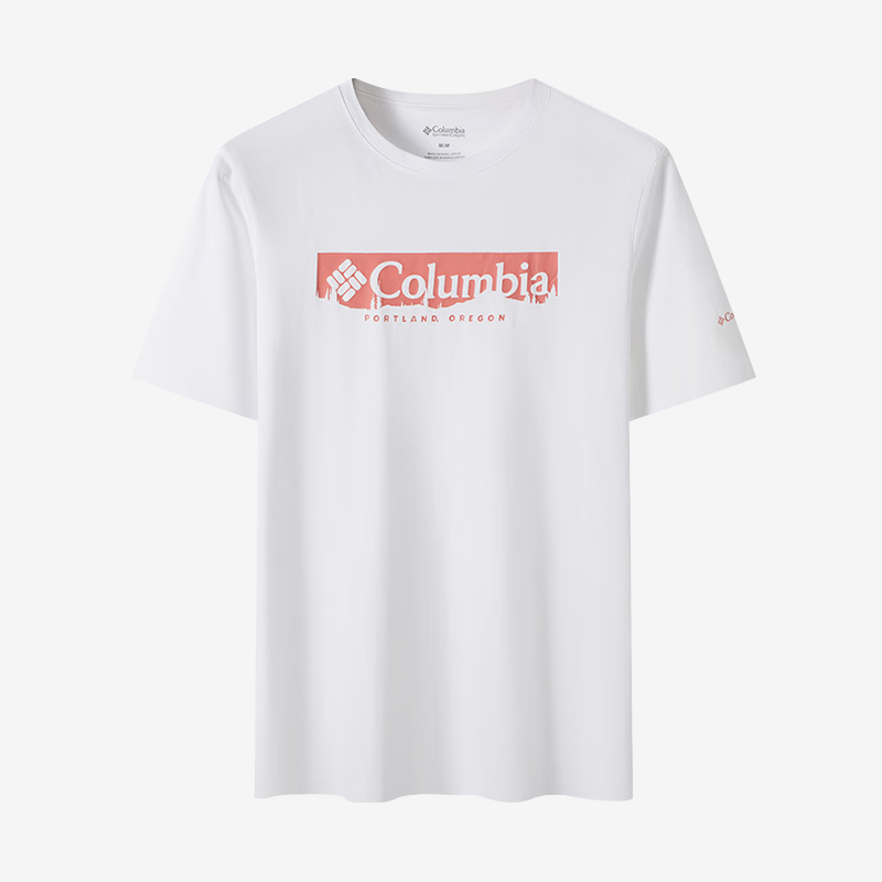 哥伦比亚女士圆领印花短袖T恤