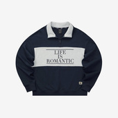 男女休闲印花运动翻领卫衣 2023新款 Skechers 斯凯奇正品