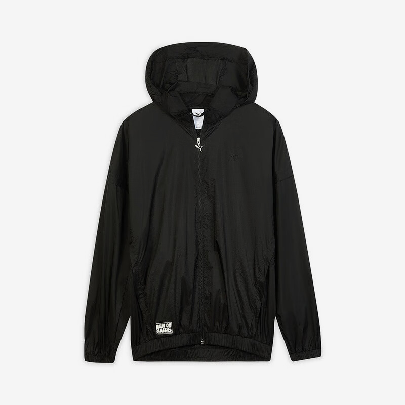 彪马男士运动连帽梭织长袖外套