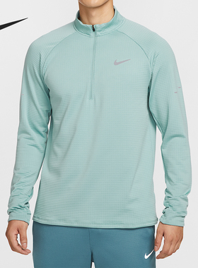 Nike/耐克官方正品2025冬季男士加绒保暖运动长袖T恤HV2708-017