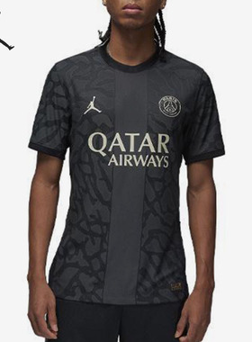 Nike/耐克正品Jordan 男士针织透气足球经典短袖T恤DX9759-069