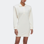 翻领运动连衣裙HK7249 三叶草女士时尚 Adidas 阿迪达斯正品