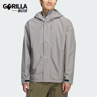 Adidas JKT男女运动保暖梭织连帽外套KF5232 阿迪达斯正品