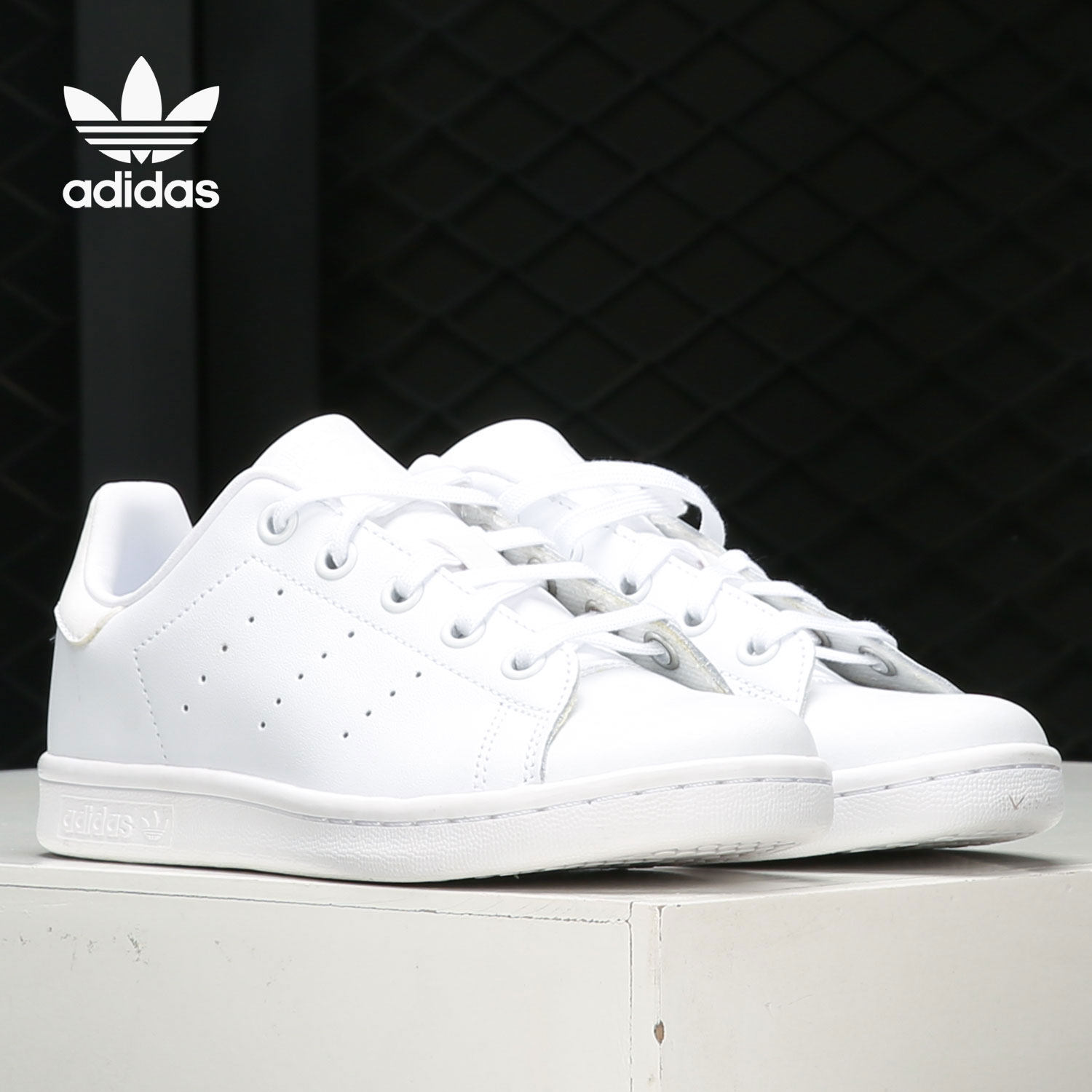 Adidas/阿迪达斯正品 三叶草 男女儿童经典款史密斯休闲鞋 BA8388,运动鞋new,童鞋/青少年鞋,淘宝优惠券,粉丝福利购,淘宝优惠卷