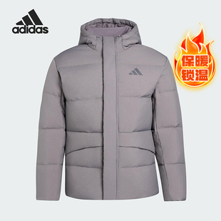 连帽保暖休闲羽绒服KR0936 LINEAR男士 Adidas 阿迪达斯正品