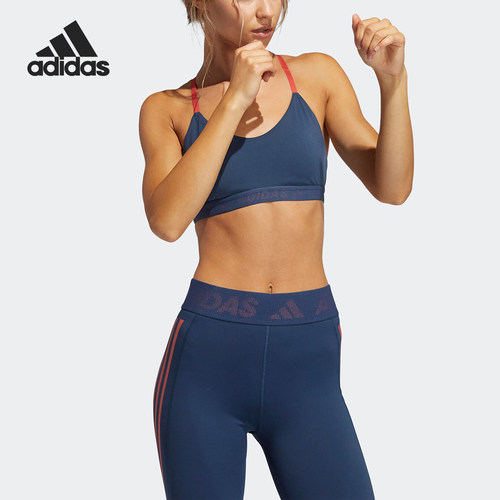 Adidas/阿迪达斯正品新款女士时尚透气健身运动内衣GM2838