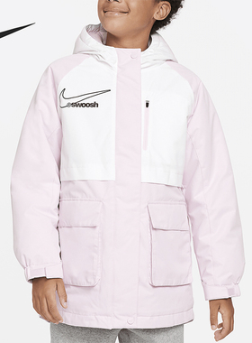 Nike/耐克正品Midlength大童保暖防风运动棉服外套FV3043-663