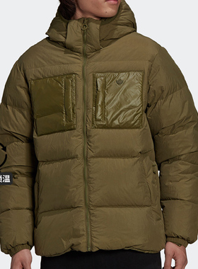 Adidas/阿迪达斯正品三叶草秋季新款男子羽绒服H13564