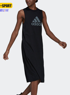 Adidas/阿迪达斯正品SUMMER DRESS 女子运动休闲无袖连衣裙HC3017