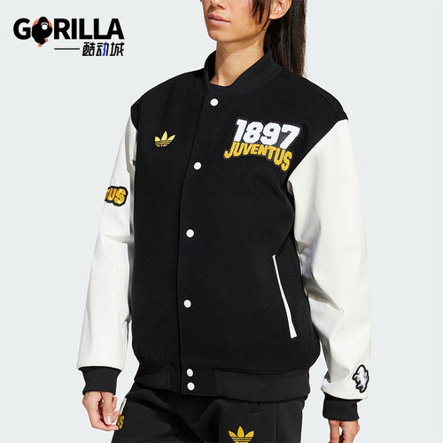Adidas/阿迪达斯正品三叶草男士保暖宽松休闲运动棉服JF0451