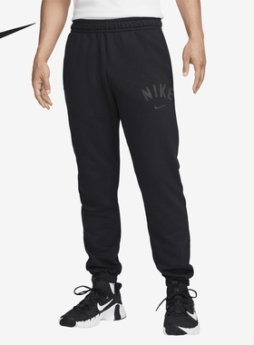 Nike/耐克官方正品Swoosh Dri-FIT男士针织训练长裤FV9947-010