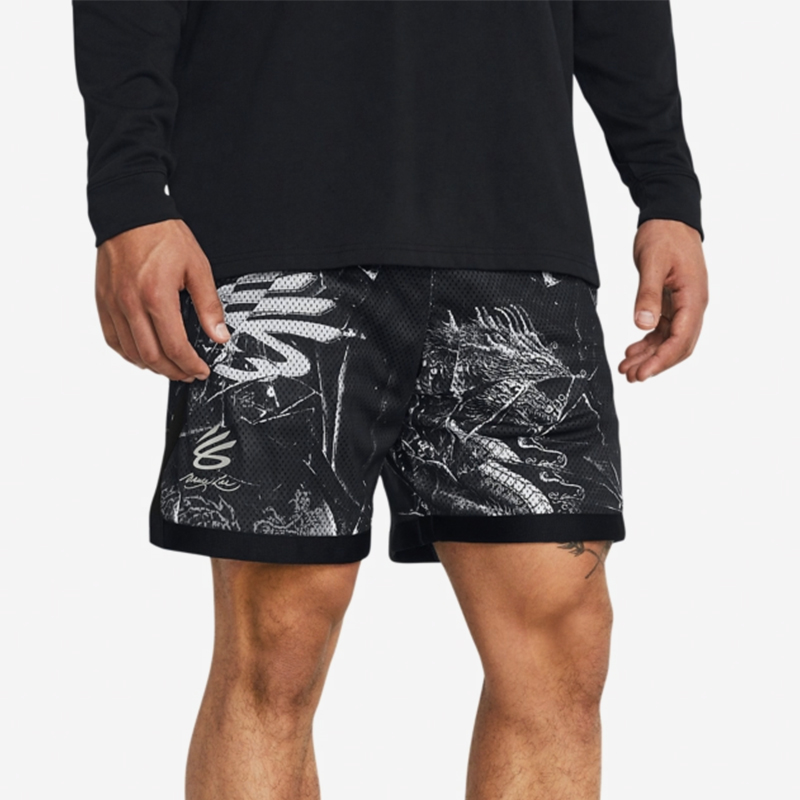 UA/安德玛正品夏季新款男子宽松透气梭织运动休闲短裤1385307-001