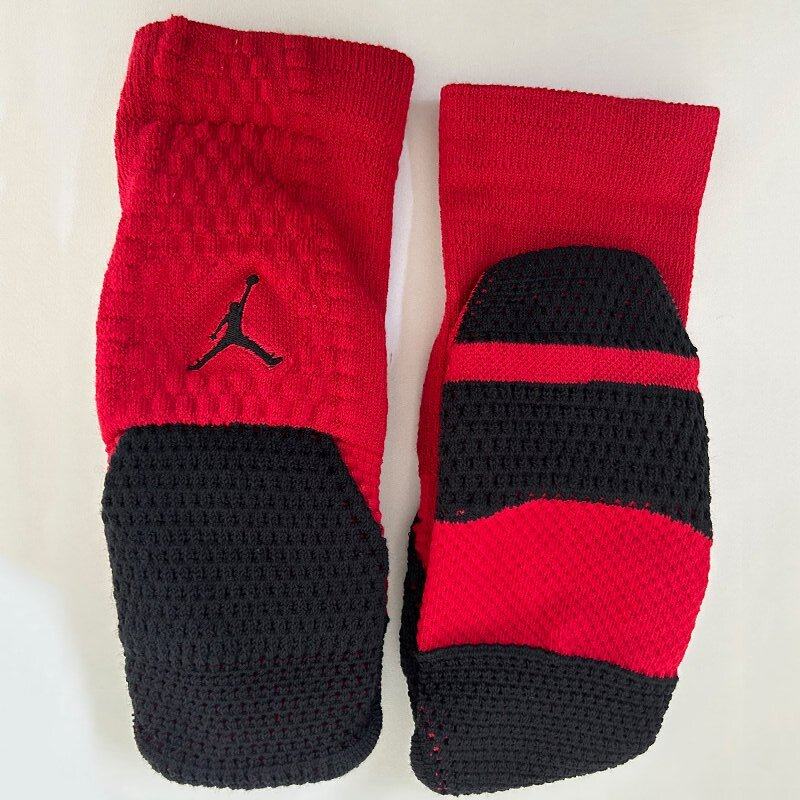红色袜子耐克正品本命年训练袜24新款Nike透气速干篮球袜运动袜子