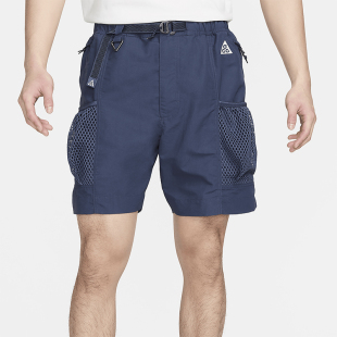 耐克正品 DV9406 ACG 透气刺绣拉链休闲短裤 437 Snowgras男士 Nike