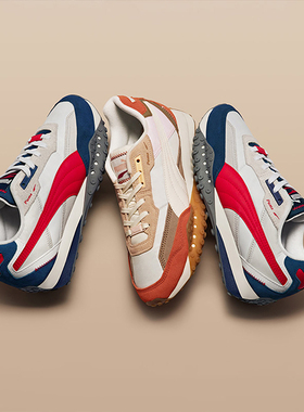 Puma/彪马正品Blktop Rider男女轻便复古系带防滑休闲鞋392725-06