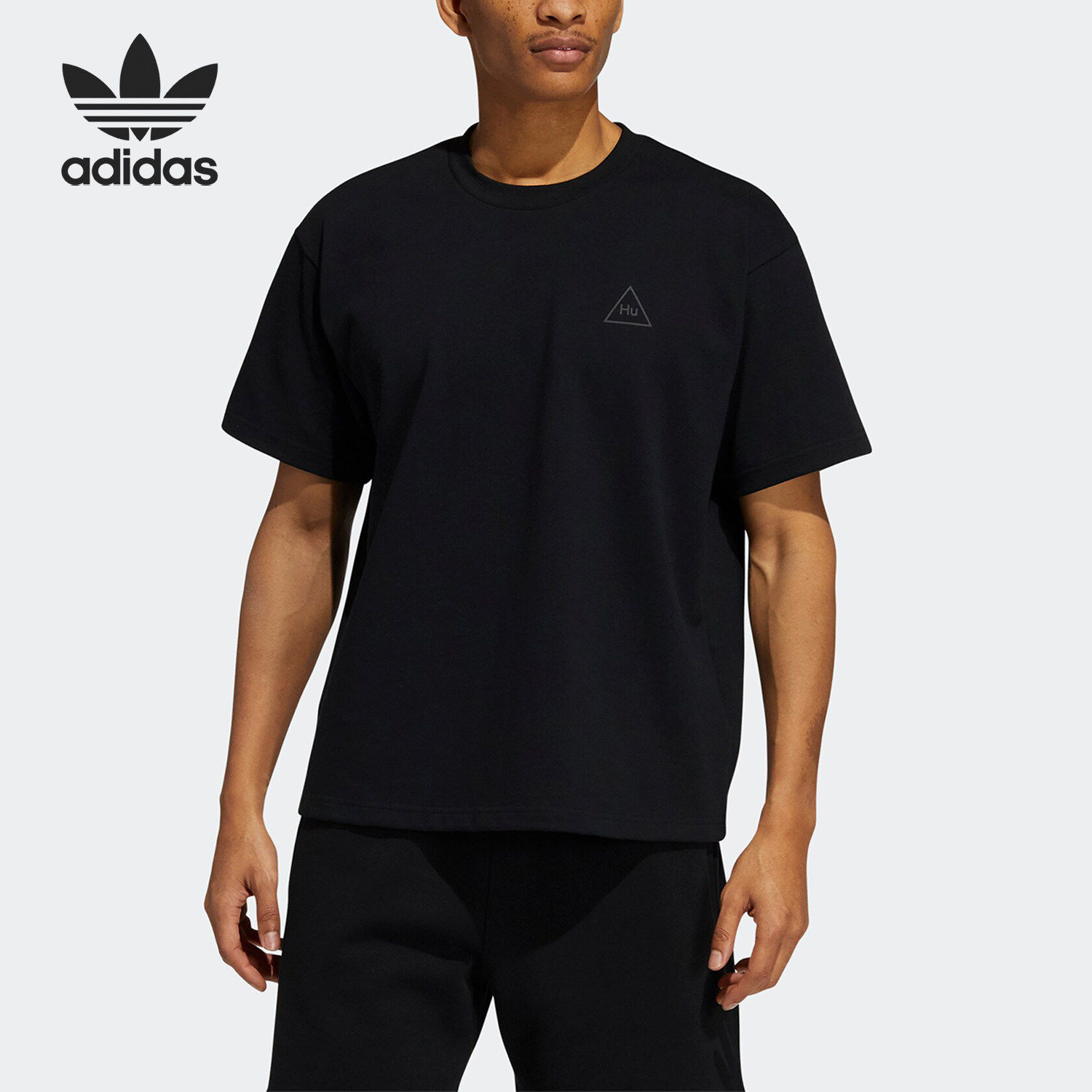 Adidas/阿迪达斯正品联名款男女简约宽松运动短袖T恤GT4324