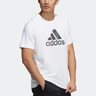 新款 Adidas 阿迪达斯正品 夏季 T恤HE7425 休闲训练男子运动短袖