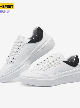 Skechers/斯凯奇正品运动女子厚底绑带低帮透气休闲鞋185060-WBK