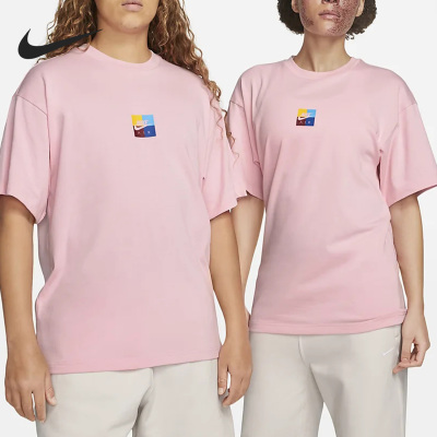 Nike/耐克官方正品新款男女圆领透气休闲运动短袖T恤FD8541-690