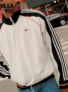 Adidas/阿迪达斯正品三叶草男士户外拼色立领夹克外套JP1167