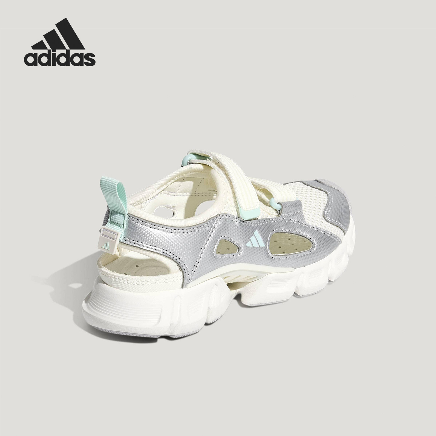 Adidas/阿迪达斯官方正品CLIMACOLCLIMACOL新款儿童白凉鞋LA2689
