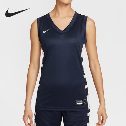 Nike/耐克正品Dri-FIT女士修身V领无袖运动球衣IM9814-401
