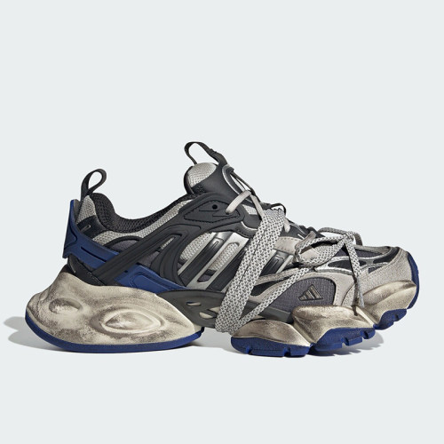 Adidas/阿迪达斯正品新款男女轻机甲耐磨厚底跑步鞋JS1589